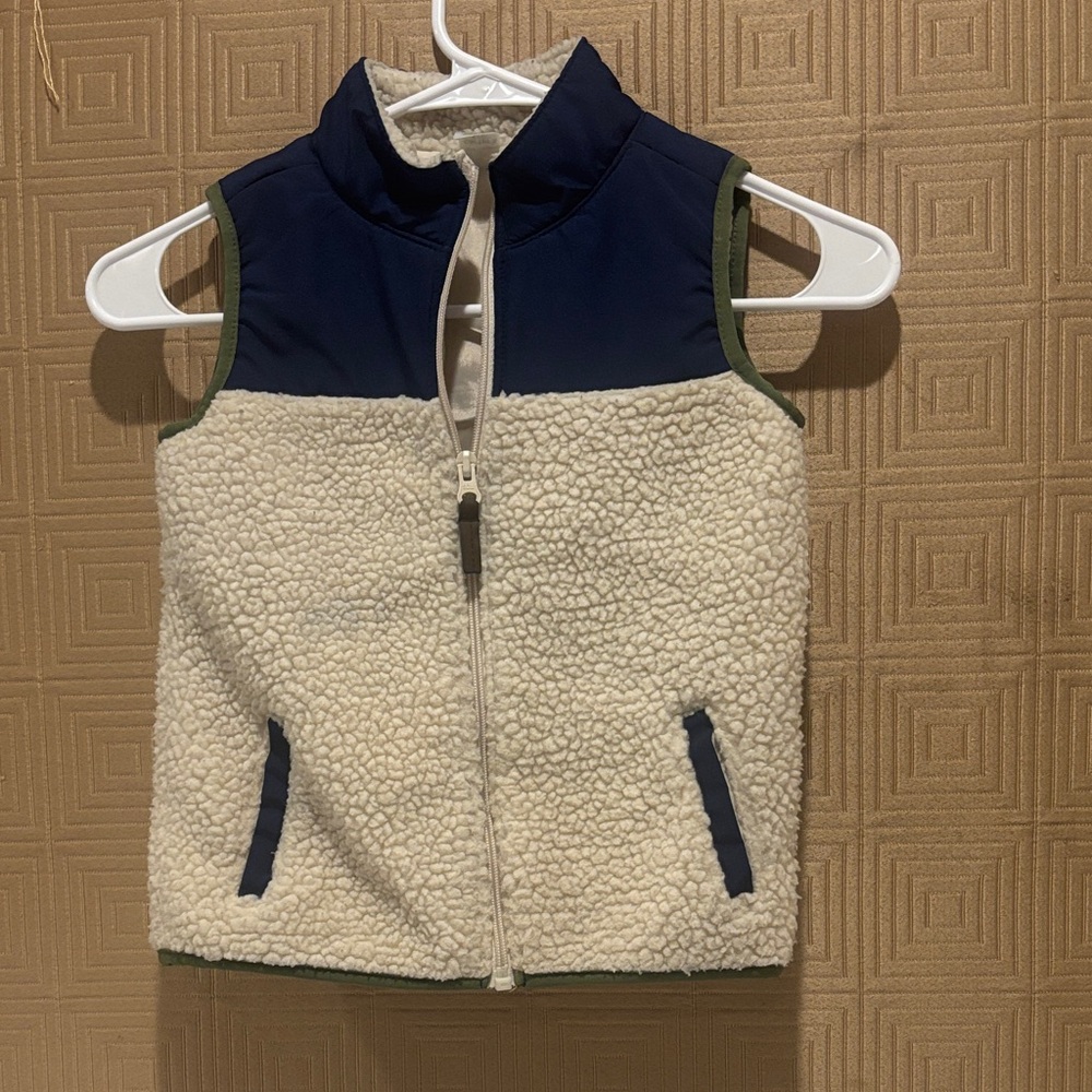 Boys Size 5T Carter's Navy and Cream Kids' Jacket